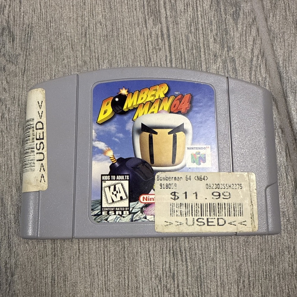 Bomberman 64, Nintendo 64 Game *READ